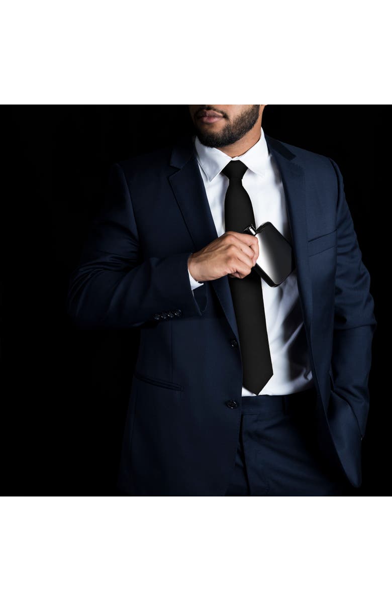 Viski 6 oz Flask, Alternate, color, Black