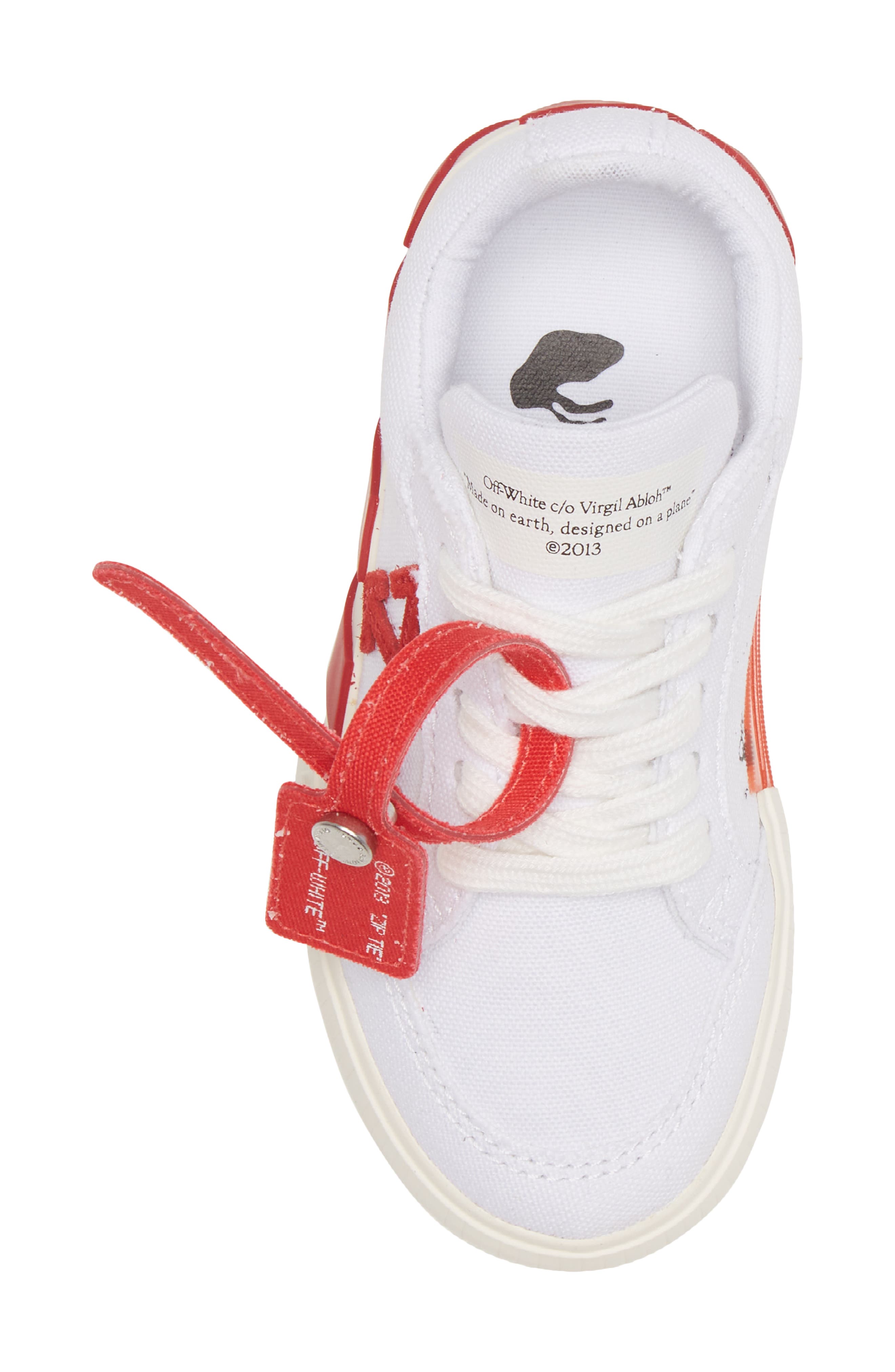 Off-White Kids' Vulcanized Low Top Sneaker, Alternate, color, 