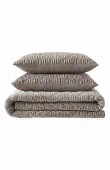 Vera Wang Crushed Velvet Comforter & Sham Set