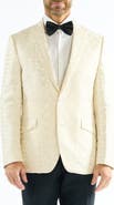 SAVILE ROW CO Dotted Jacquard Evening Jacket