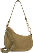 Dune London Direction Suede Shoulder Bag