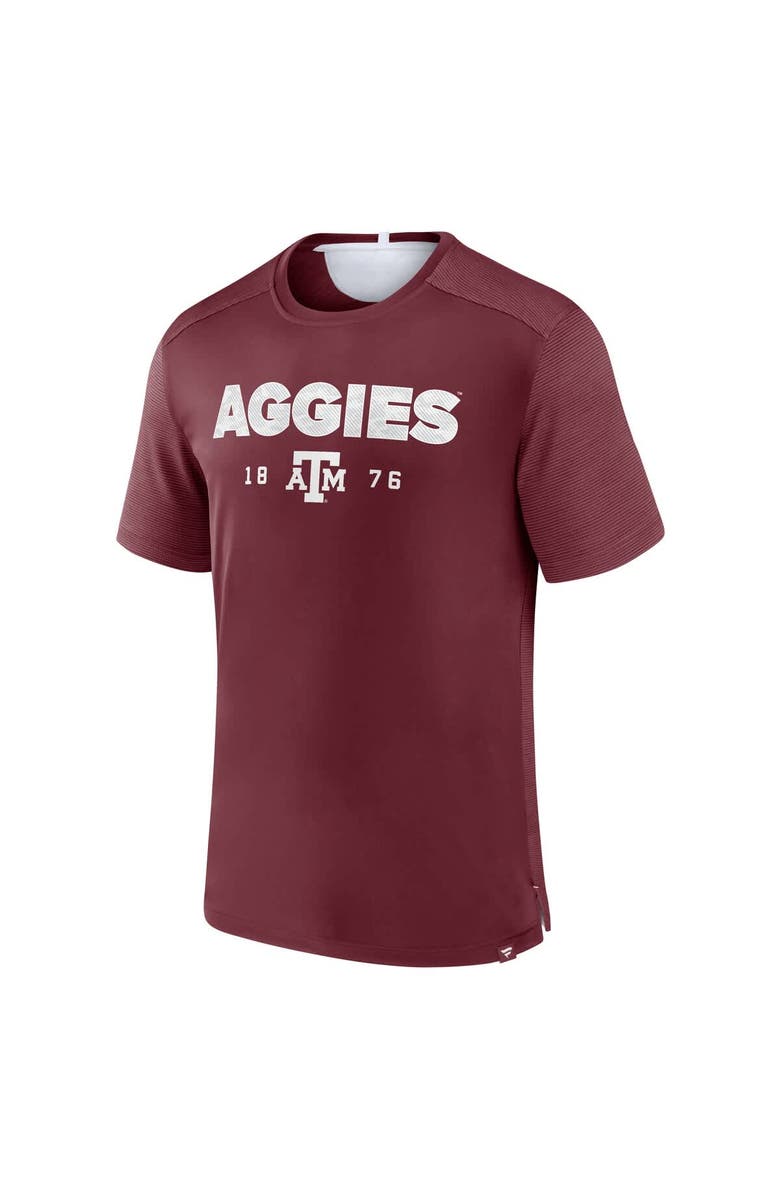 FANATICS Men's Fanatics Maroon Texas A&M Aggies Defender Rush T-Shirt, Alternate, color, Maroon
