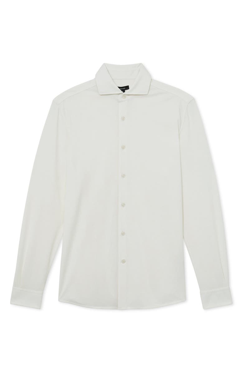 Reiss Davaro Button-Up Shirt, Alternate, color, White