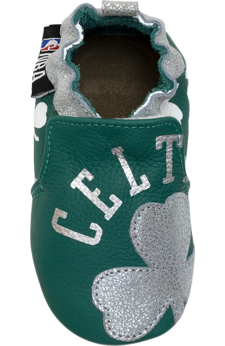 Robeez<sup>®</sup> Boston Celtics Crib Shoe, Alternate, color,
