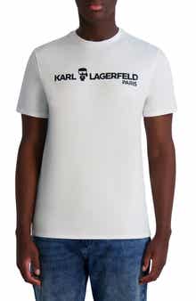 KARL LAGERFELD PARIS Core Logo Graphic T-Shirt