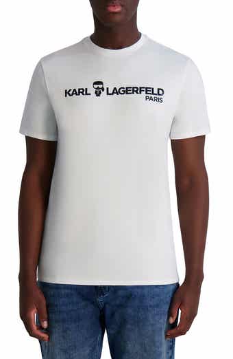 KARL LAGERFELD PARIS Core Logo Graphic T-Shirt