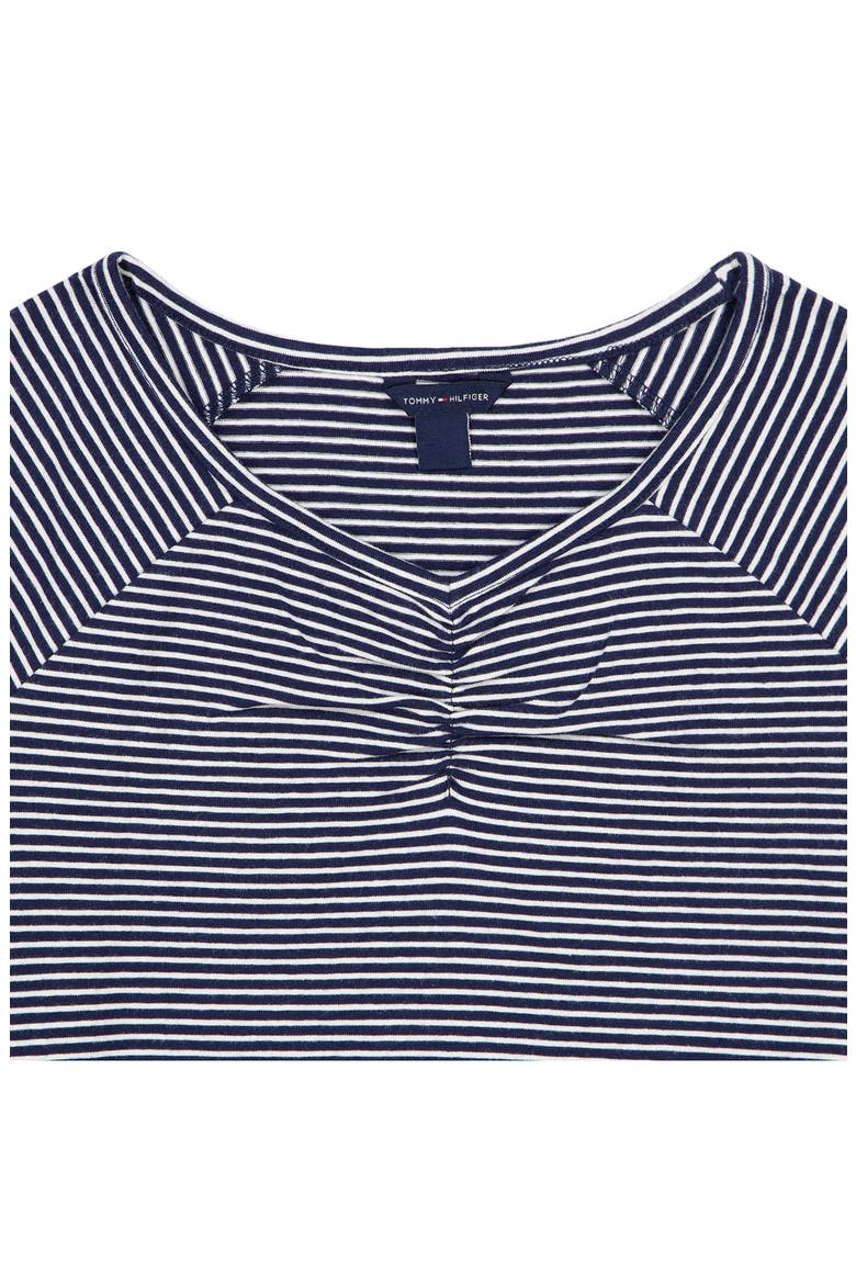 Kids' Striped Raglan Sleeve T-Shirt, Alternate, color, NAVY BLAZER