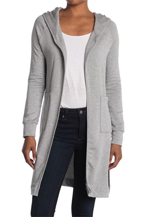 Knit Hooded Duster