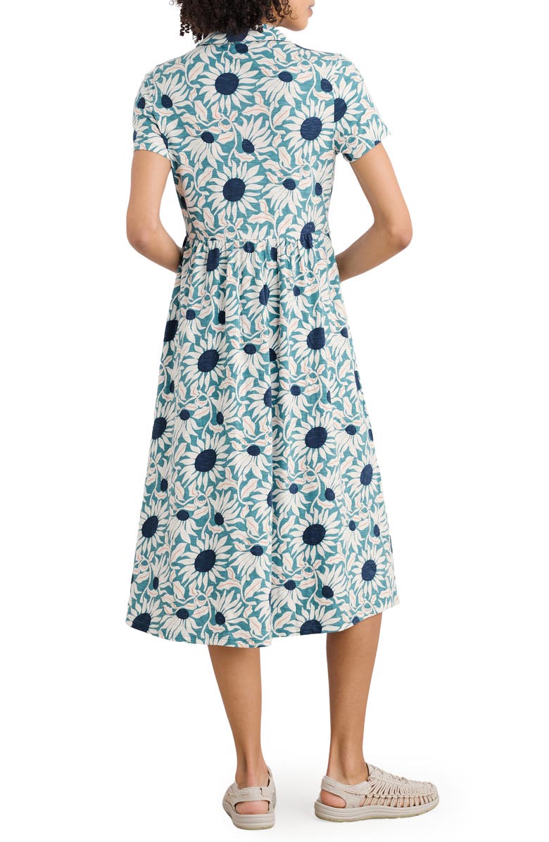 Seasalt Cornwall Mainland Floral Print Shirtdress, Alternate, color, Bold Sunflower Poseidon