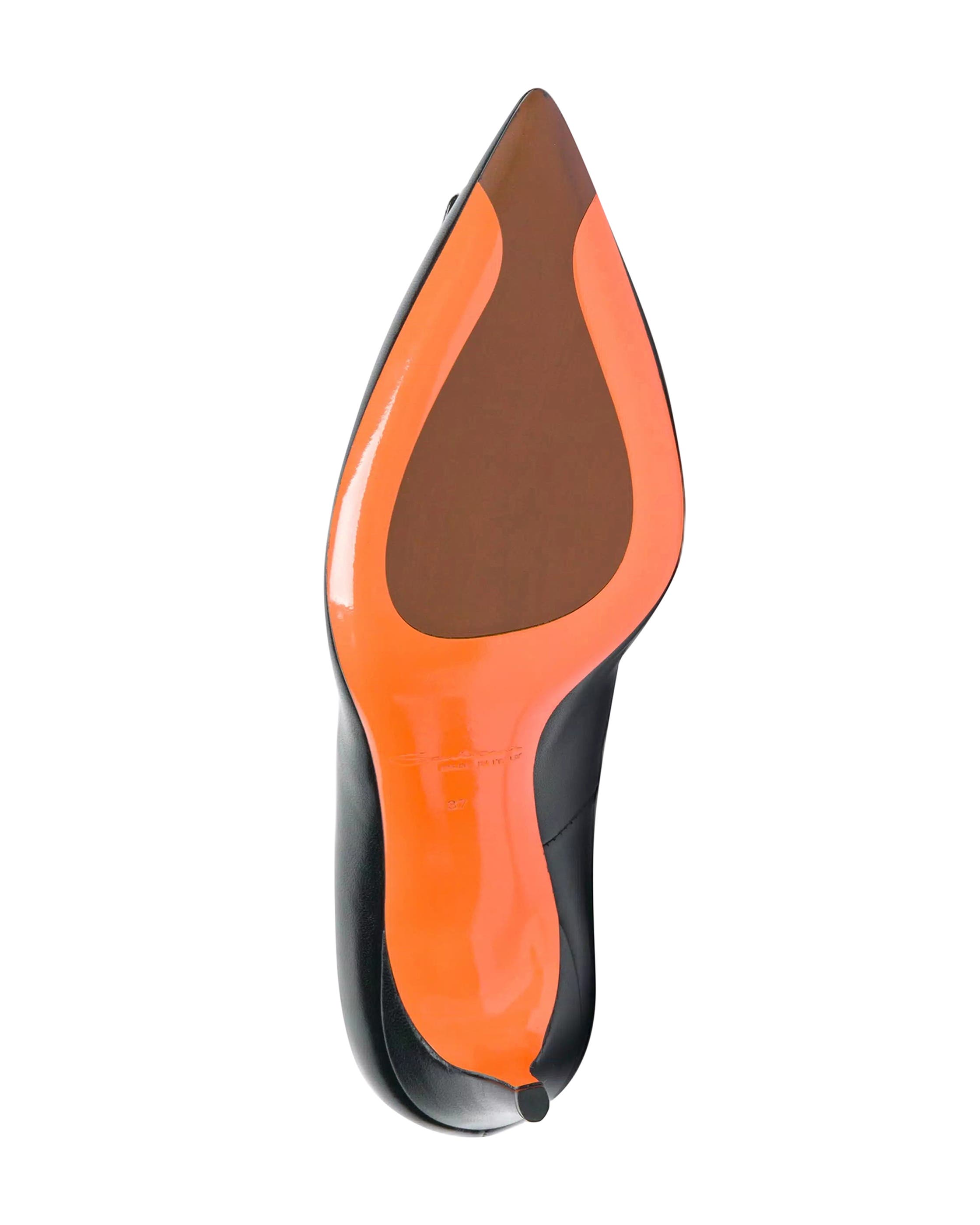 Santoni High-Heel Patent Leather Pumps, Alternate, color, Black