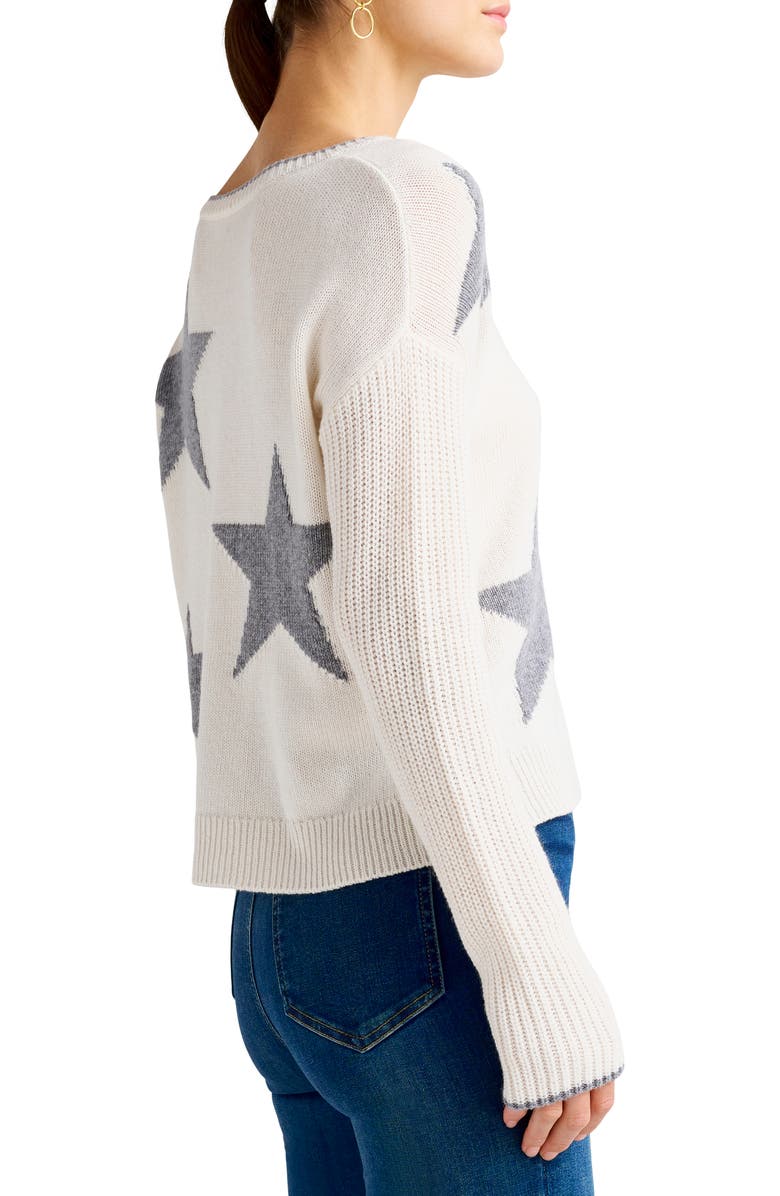 Splendid Frances Intarsia Crewneck Sweater, Alternate, color,