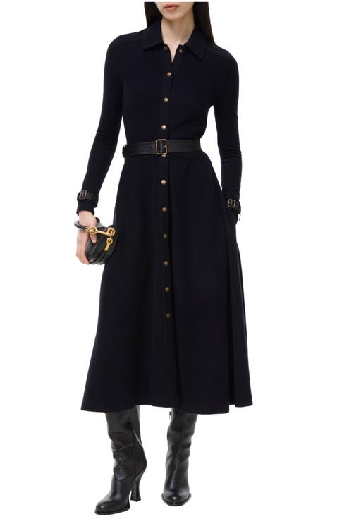 Wool Shirt Dress
