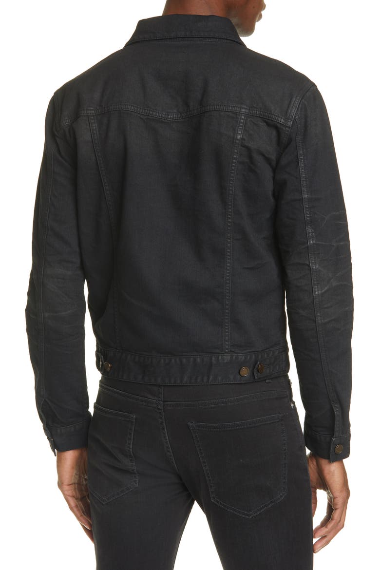 Classic Denim Jacket, Alternate, color, BLACK