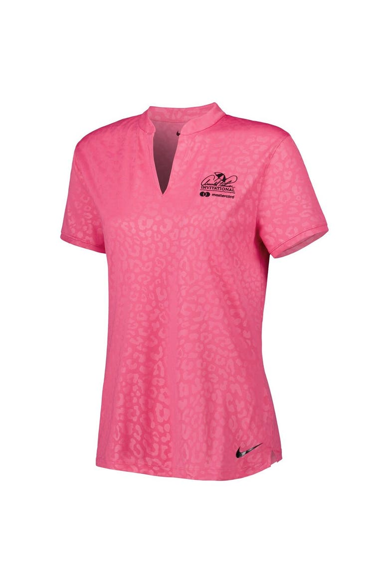 Women's Nike Pink 2023 Arnold Palmer Invitational Performance V-Neck Victory Polo, Alternate, color, Pink