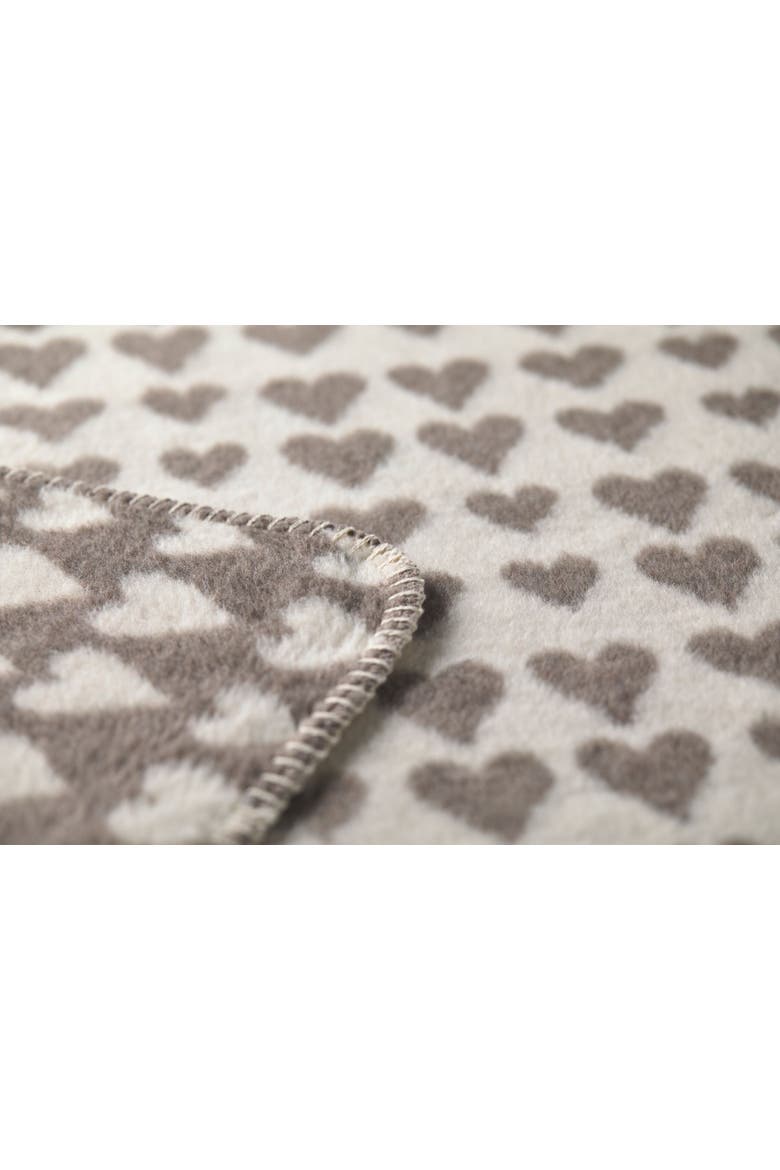 Savona Throw Hearts, Alternate, color, Smoke