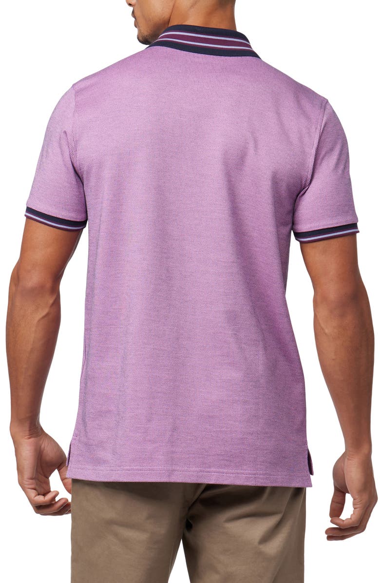 Psycho Bunny San Francisco Jacquard Cotton Piqué Polo, Alternate, color, 