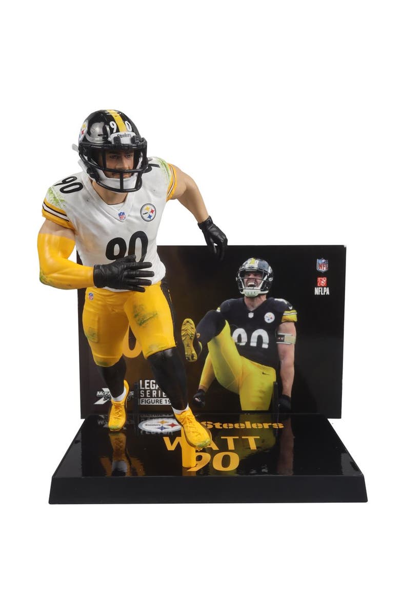 McFarlane TJ Watt (Pittsburgh Steelers) NFL 7" Figure McFarlane CHASE, Main, color, White