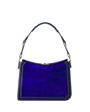 Lanvin Compagnon Medium Asymmetrical Bag In Suede