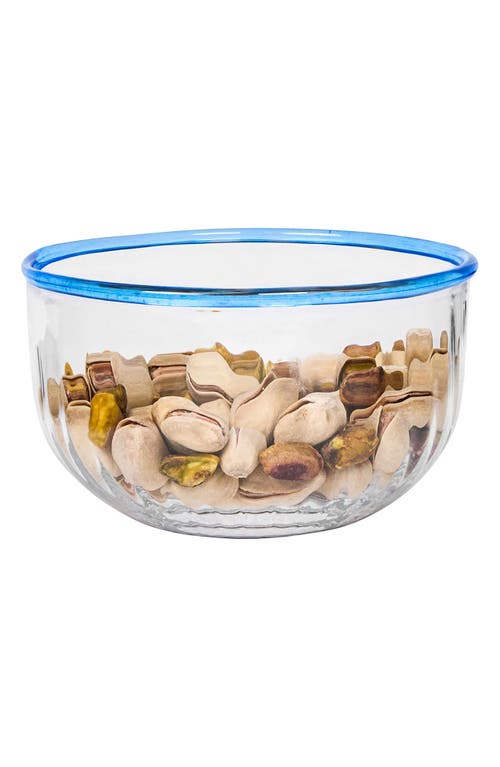 Juliska Nell Glass Bowl In Chambray
