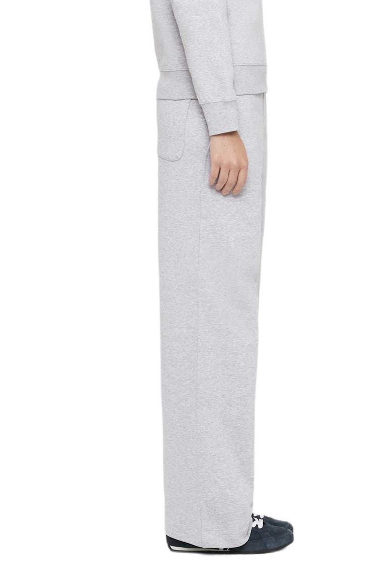Lily Wide Leg Sweatpants, Alternate, color, GREY MARL