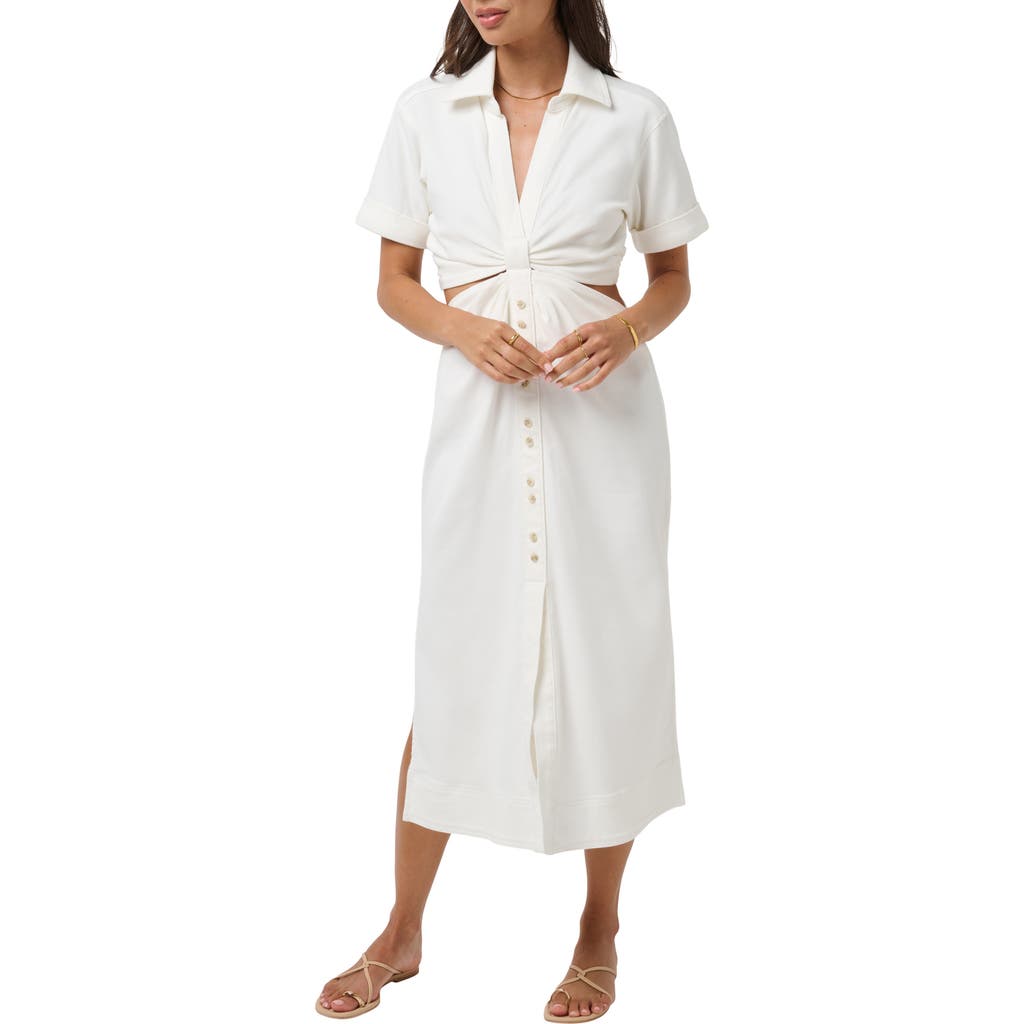 Travismathew Everyday Cutout Maxi Shirtdress