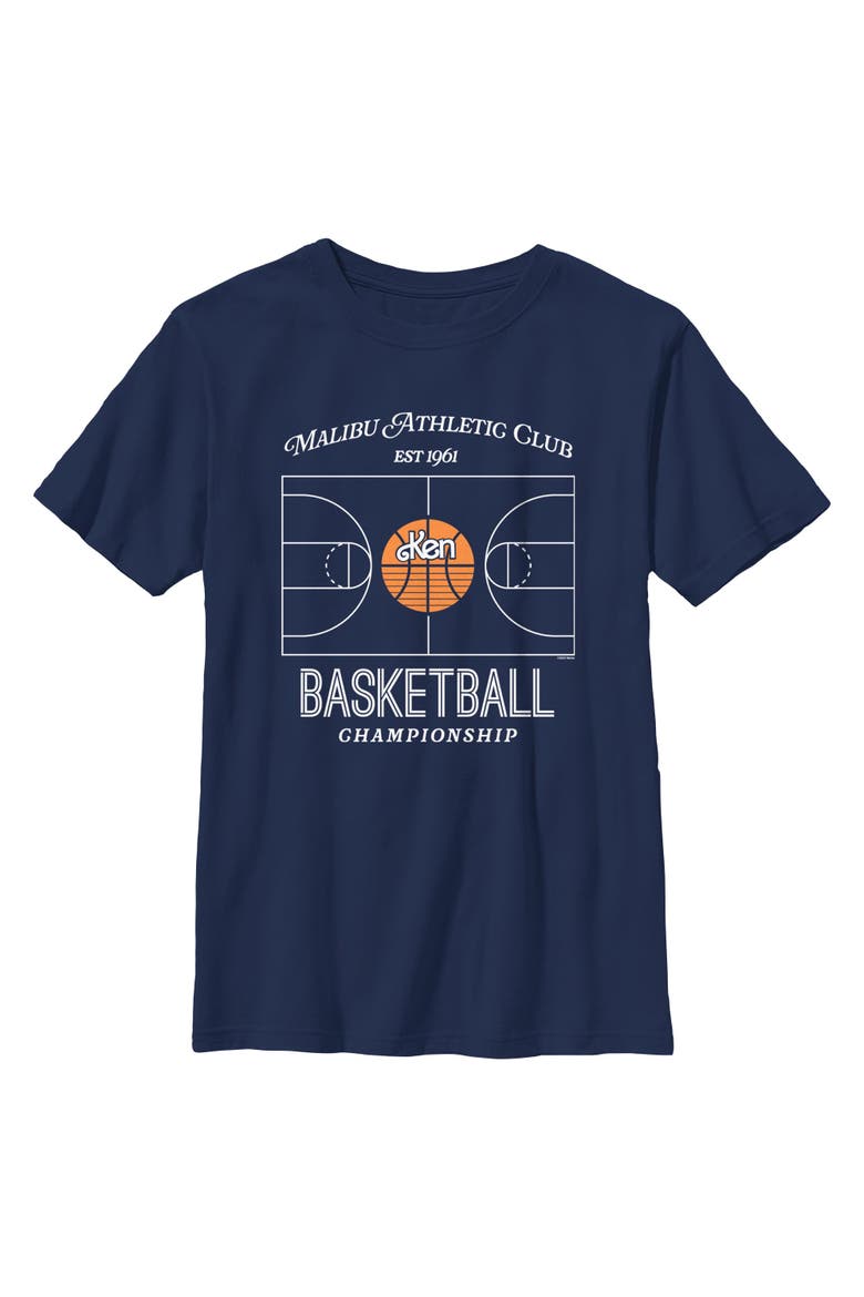 Boys' Ken Malibu Athletic Club 1961 T-Shirt, Main, color, Navy Blue