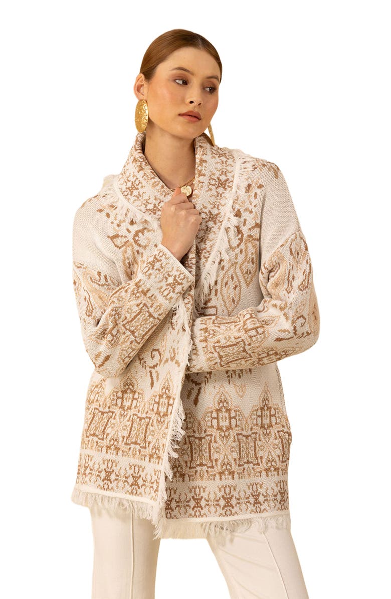 Hale Bob Capri Jacquard Sweater, Alternate, color, 