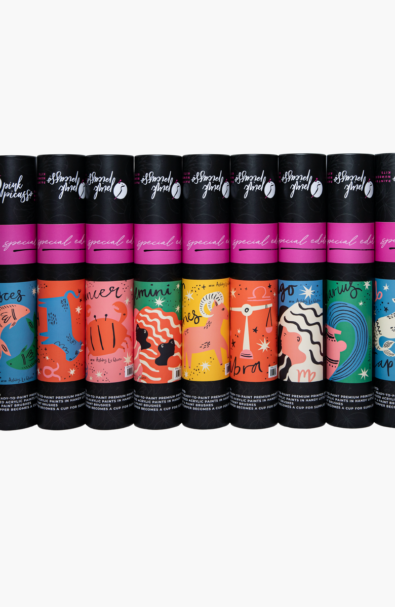 Pink Picasso Kits Special Edition Zodiac Scorpio Paint by Numbers Kit, Alternate, color, 