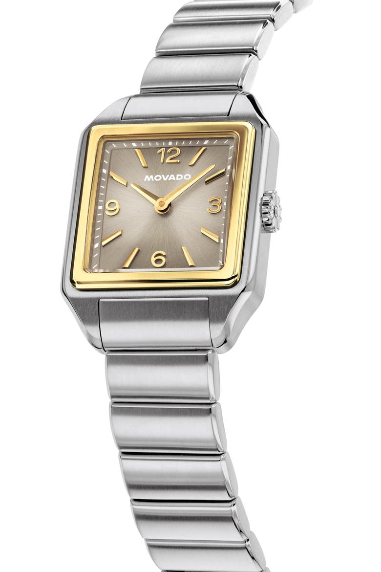 The 1917 Bracelet Watch, 25mm x 34mm, Alternate, color, GRAY