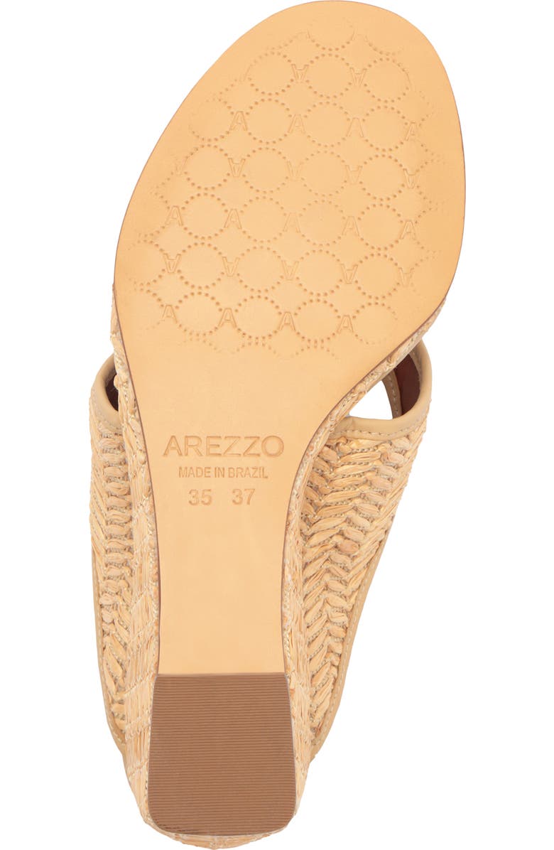 Arezzo Sara Wedge Flip Flop, Alternate, color, Natural/ Verano