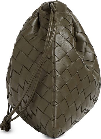 ハンドバッグ [Bottega Veneta] Medium Dustbag Bottega Veneta Medium Dustbag Intrecciato Leather Shoulder