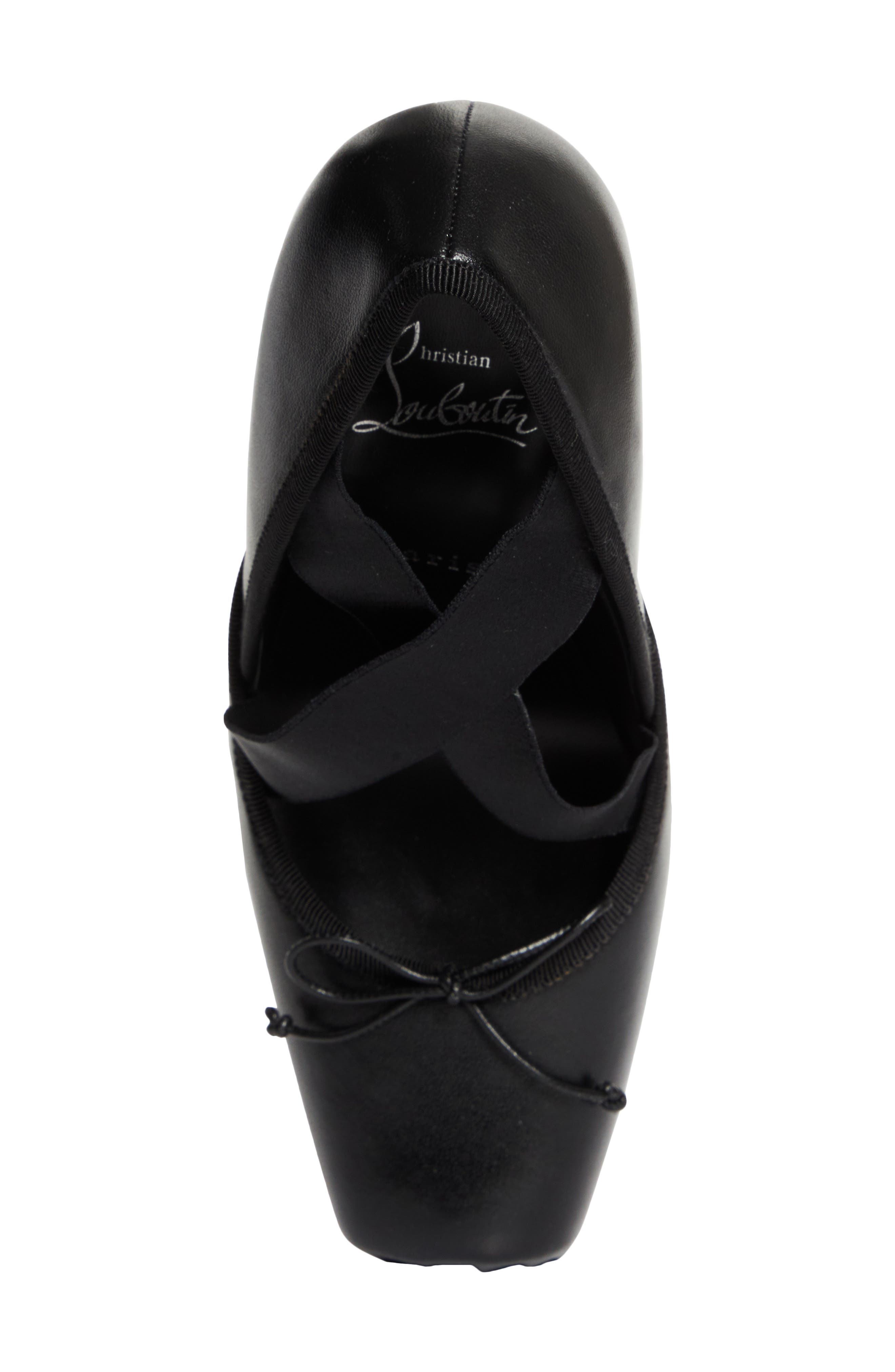 Christian Louboutin Cassiastic Pump, Alternate, color, Black/ Black
