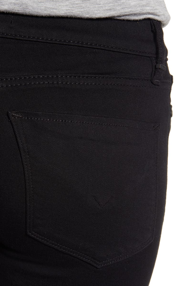 Hudson Jeans Amelia Cutoff Knee Shorts, Alternate, color, Black