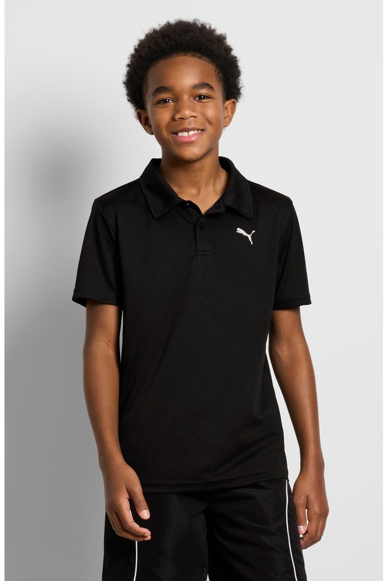 Kids' House of Graphics Performance Polo, Alternate, color, BLACK