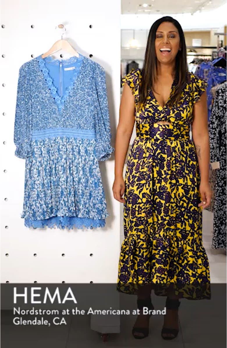 Jonna Plissé V-Neck Dress, sales video thumbnail