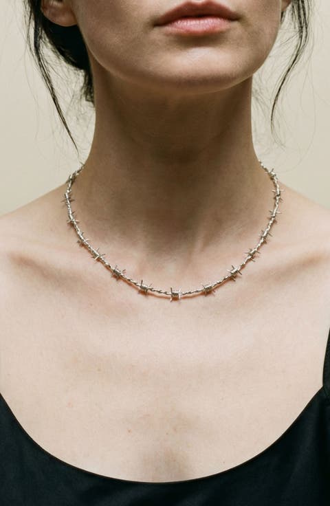 Danielle Barb Wire Choker Necklace