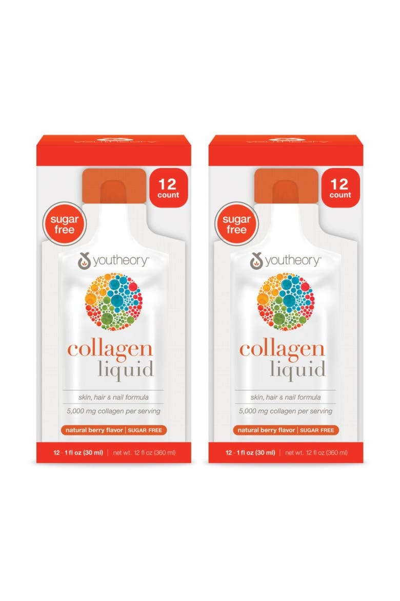 Collagen Liquid Berry Flavor Single Serving 2 Packets, Main, color, None