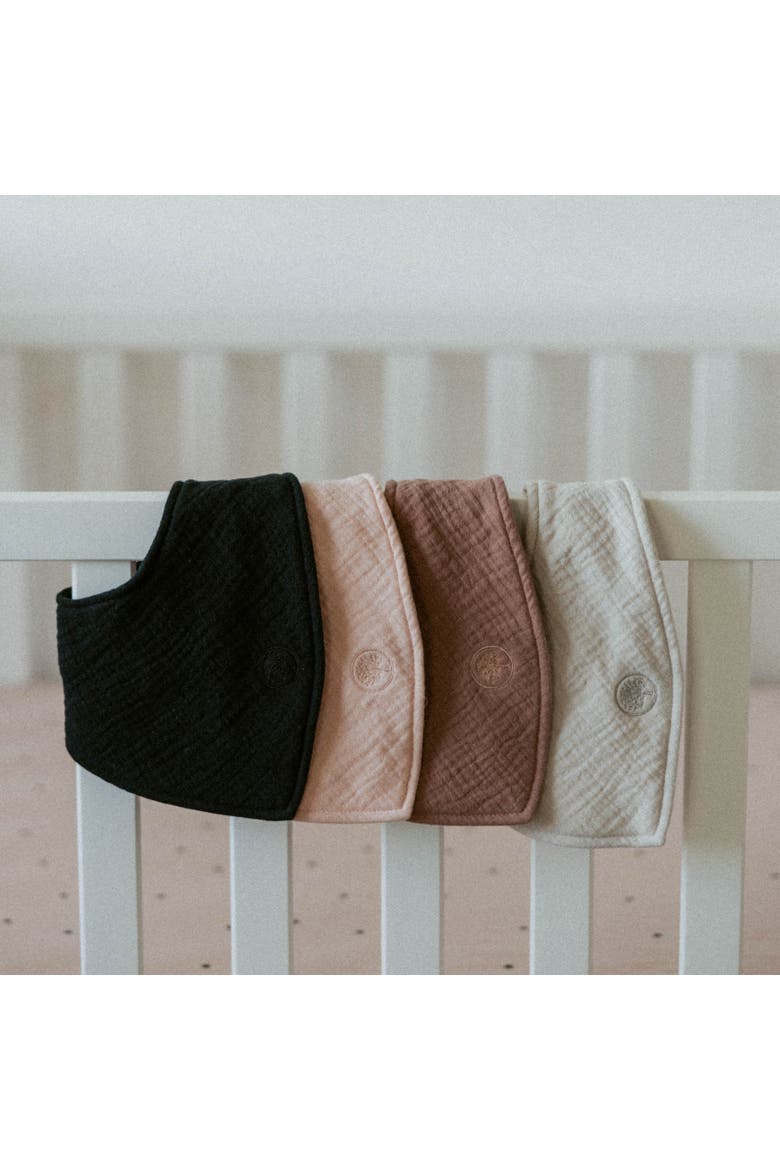 Muslin Bandana Bibs, Alternate, color, Bliss