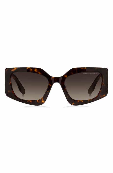 53mm Gradient Rectangular Sunglasses