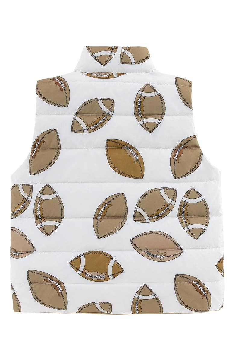 CALONIE Kids' Casey Reversible Down Puffer Vest, Alternate, color, Tan