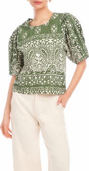 FIFTEEN TWENTY Rosie Puff Sleeve Top