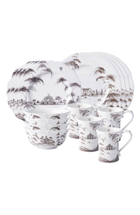 Country Estate 16-Piece Dinnerware Set