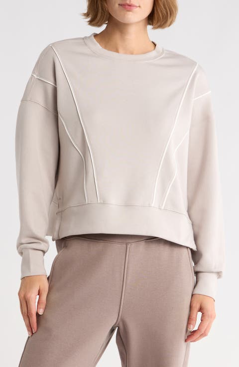 High Society Scuba Crop Sweatshirt