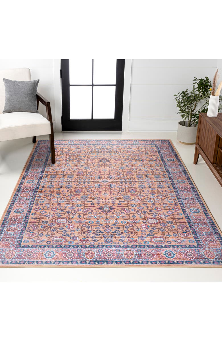 JONATHAN Y Kemer All-Over Persian Machine-Washable Area Rug, Alternate, color, Multi