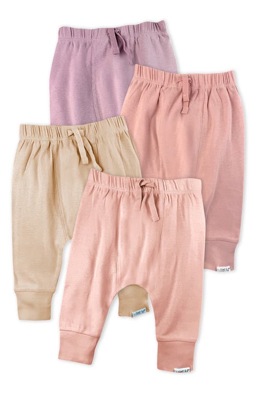 Butterblu Jordan Set Of 4 Assorted Organic Cotton Joggers In Multi