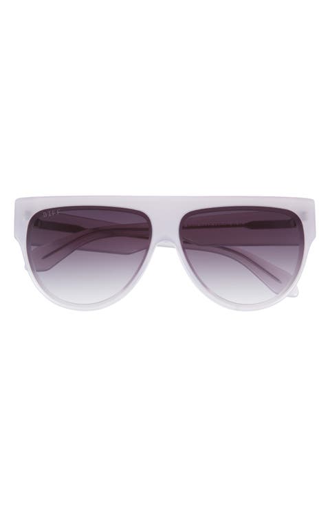 Georgie 58mm Gradient Shield Sunglasses