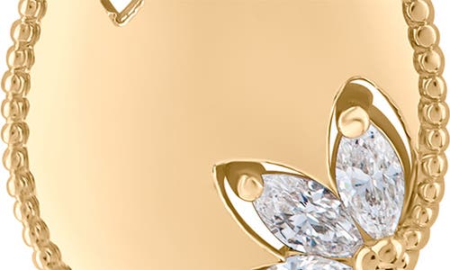 Jardin Cubic Zirconia Teardrop Earrings In Gold