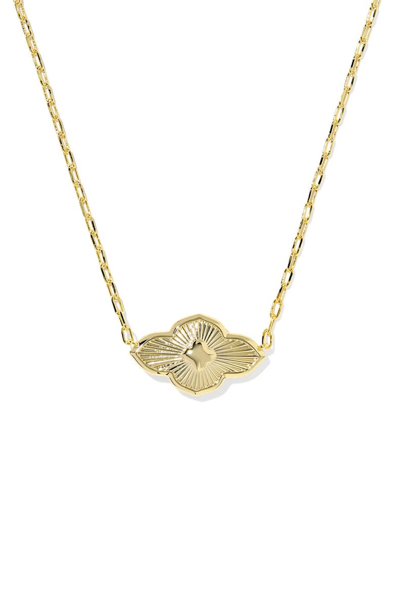 Abbie Short Medallion Pendant Necklace, Alternate, color, GOLD NEUTRAL MIX
