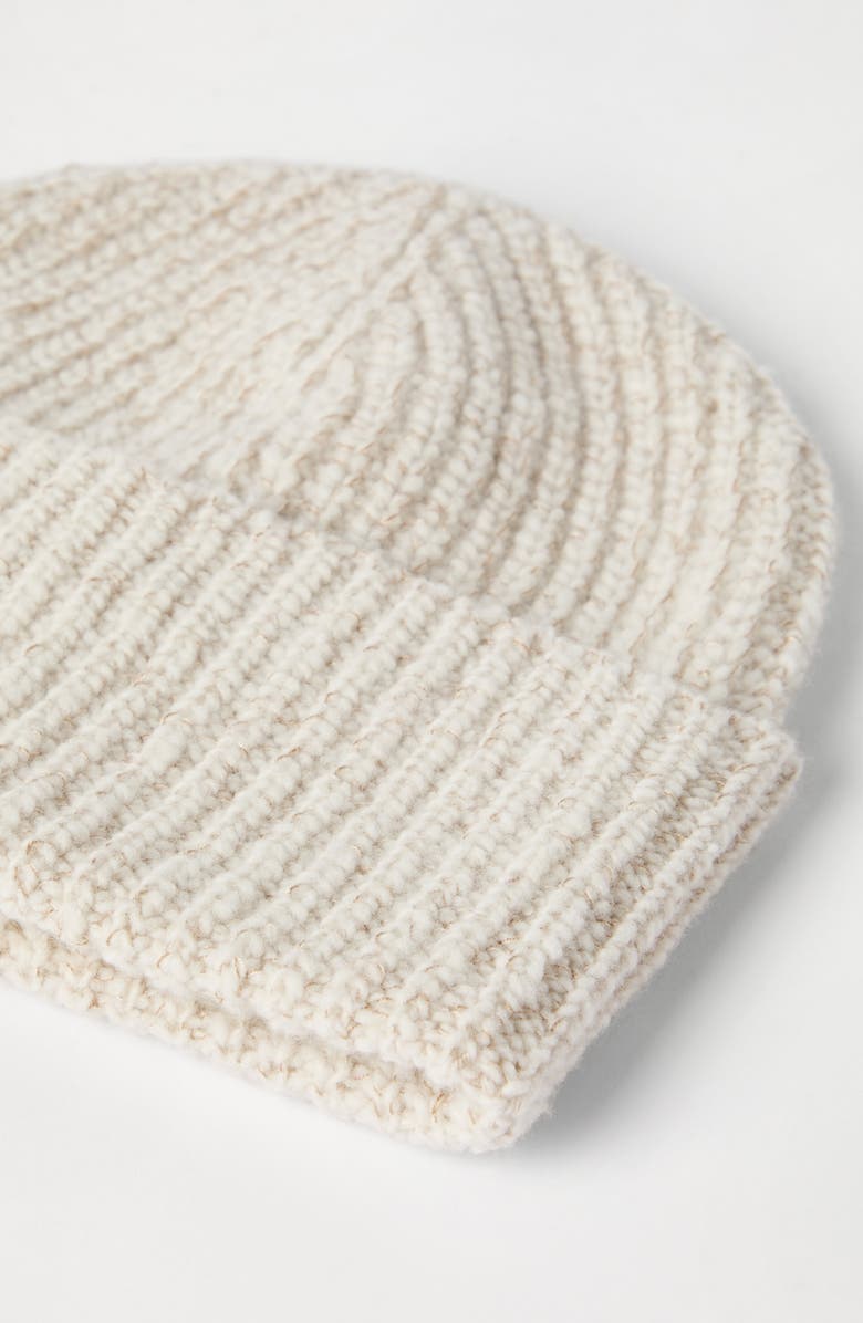 Brunello Cucinelli Knit beanie, Alternate, color, Ecru