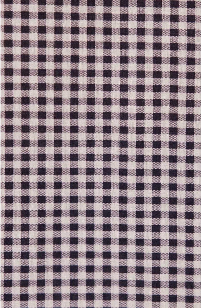 The Cat's Pajamas Luxe Pima Capri Print Set, Alternate, color, Classic Gingham Navy